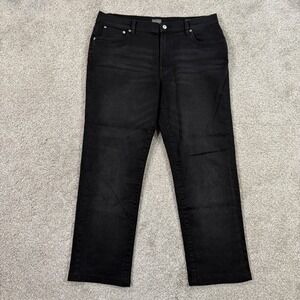 Slate & Stone Sloan Slim Fit Black Jeans 34x32 Stretch Denim Standard Slim